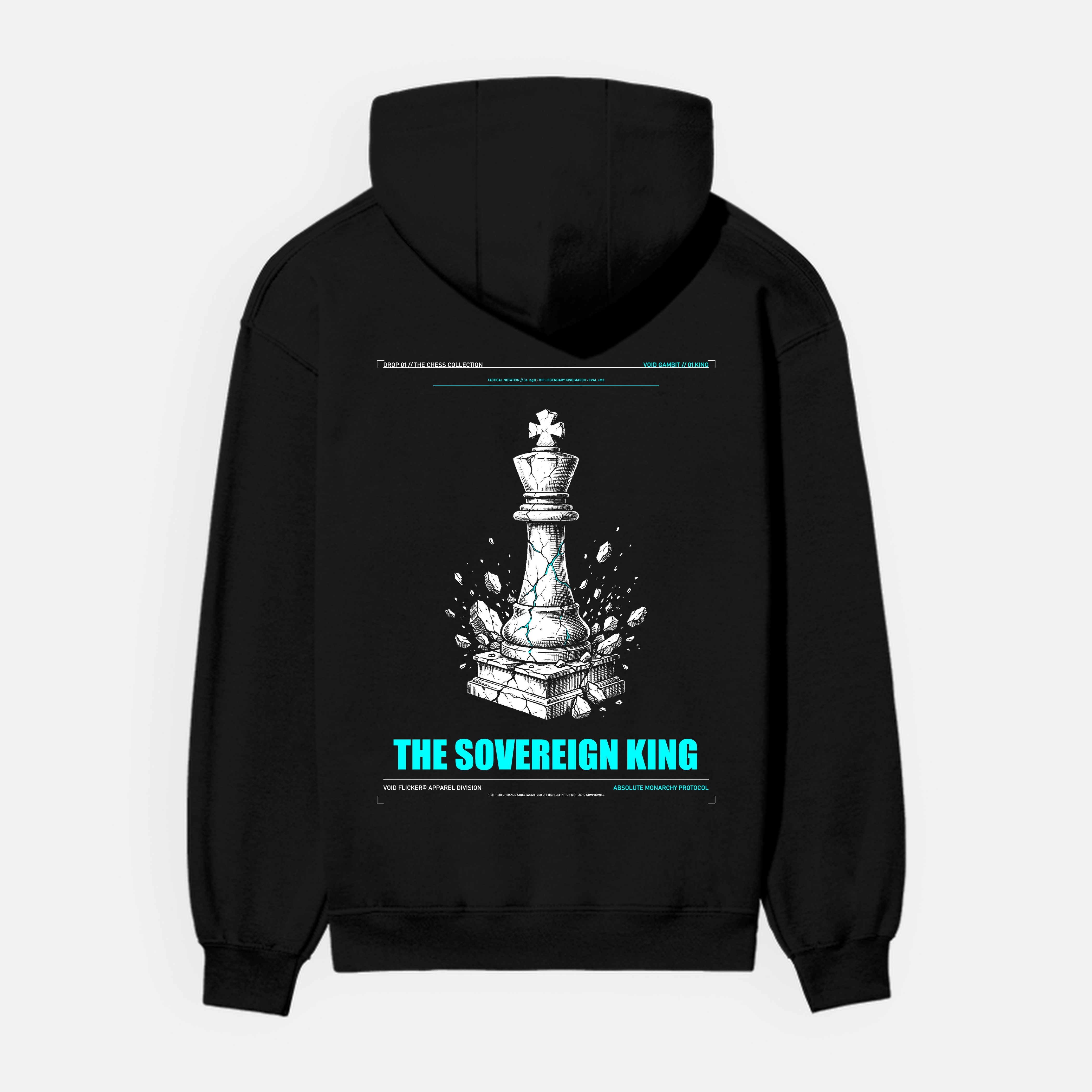 The Sovereign King Streetwear - Heavyweight Fleece Hoodie