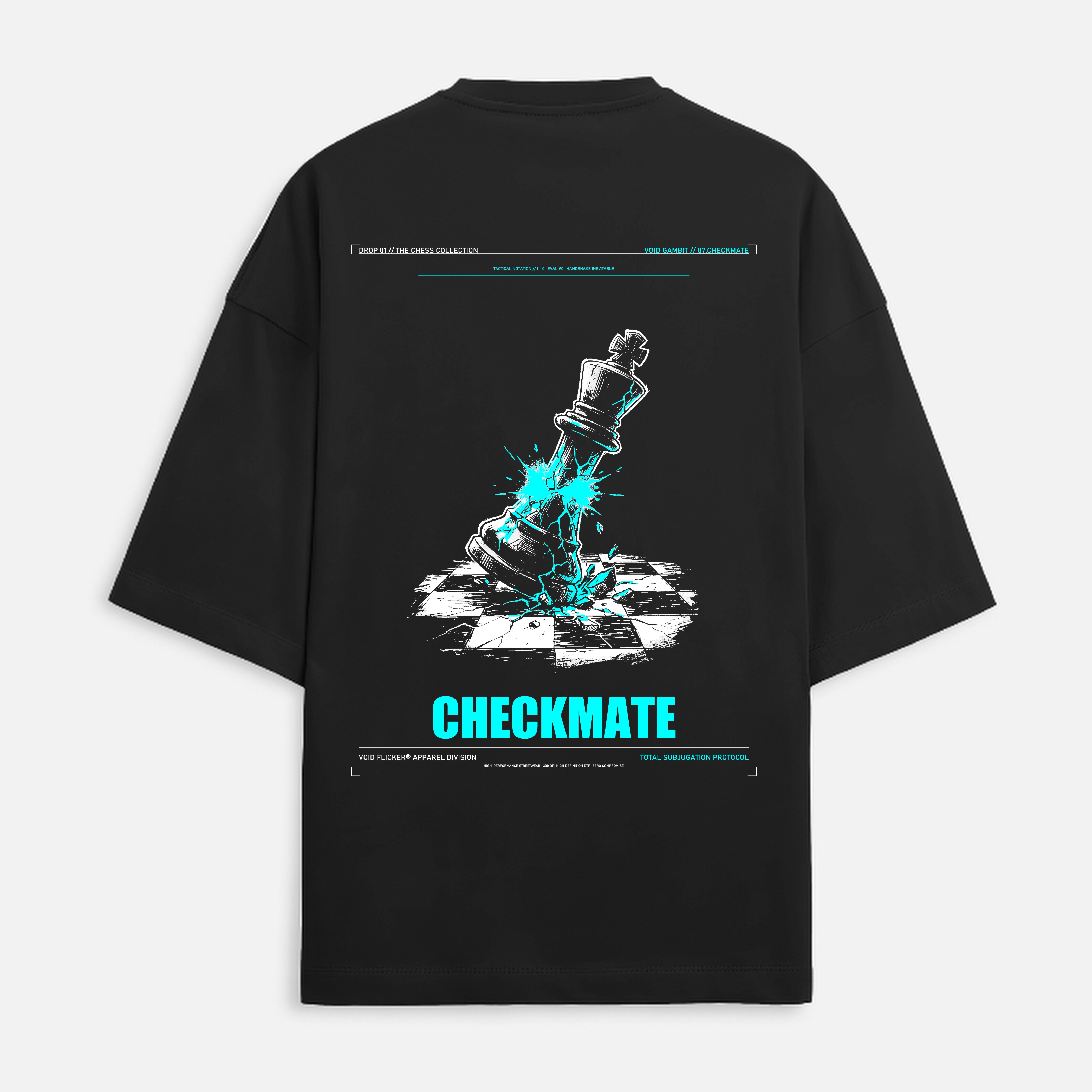 The Void Gambit Checkmate Streetwear - French Terry Oversized