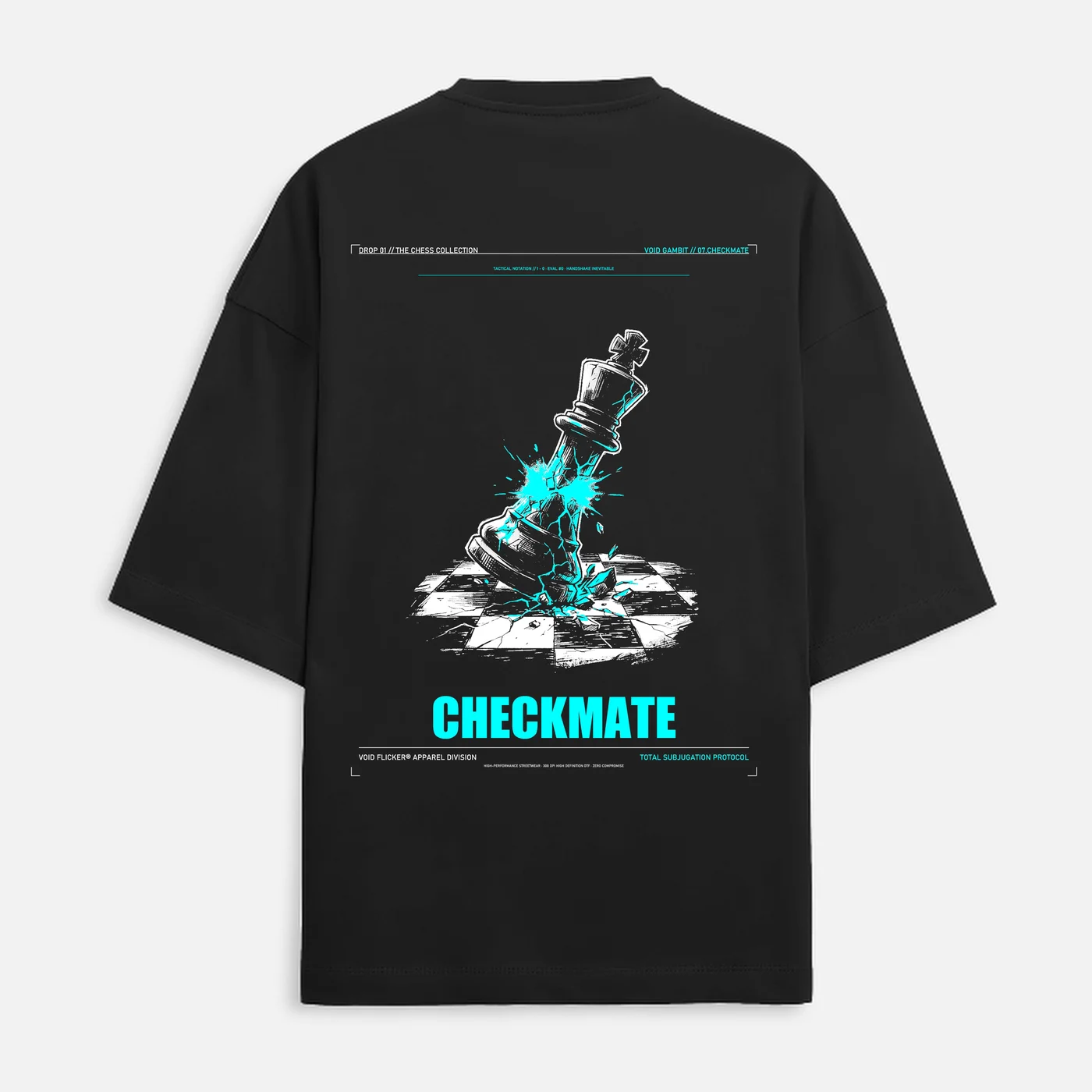 The Void Gambit Checkmate Streetwear - French Terry Oversized