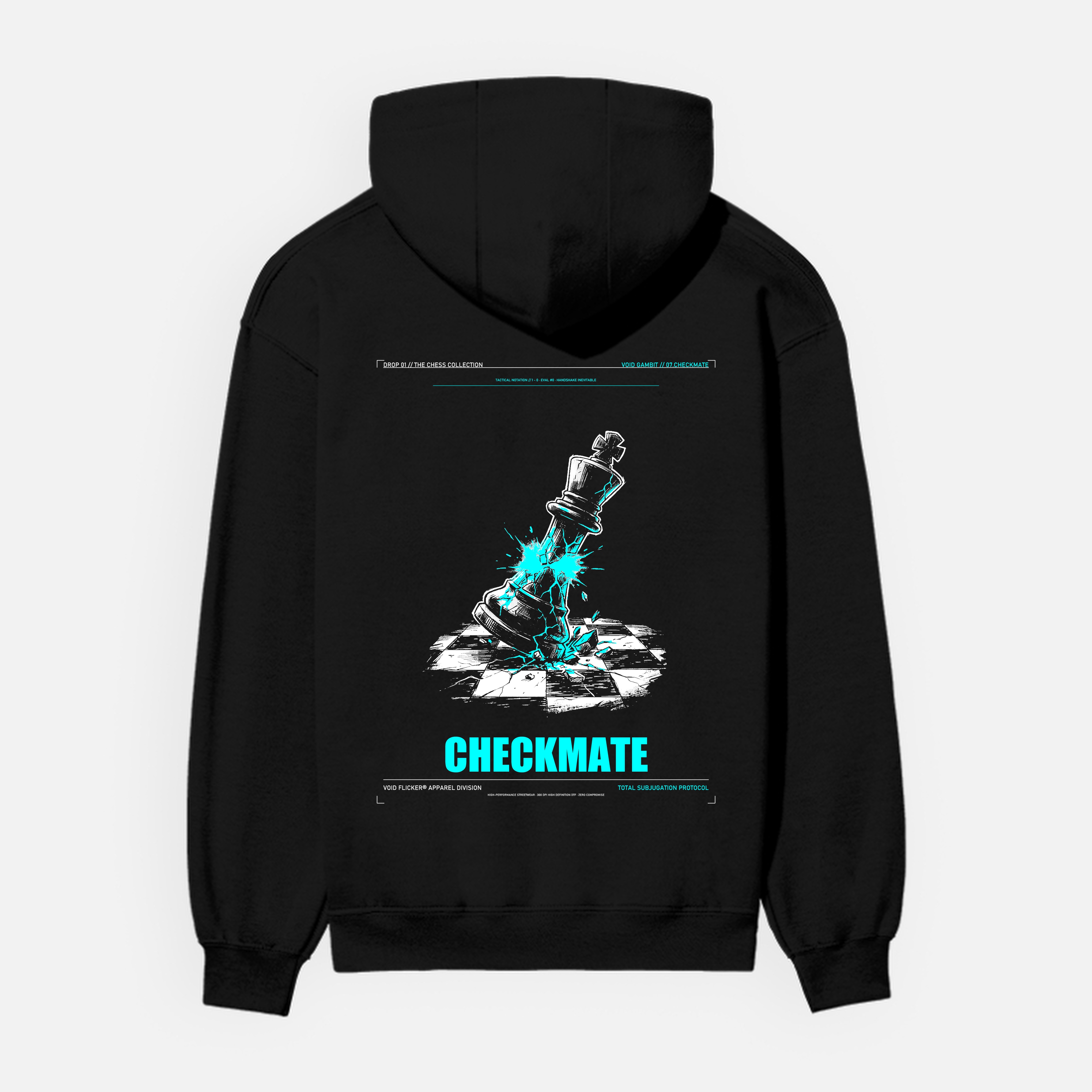 The Void Gambit Checkmate Streetwear - Heavyweight Fleece Hoodie